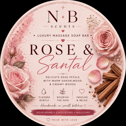 Rose & Santal Massage Soap Bar