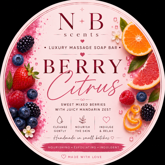 Berry Citrus Massage Soap Bar